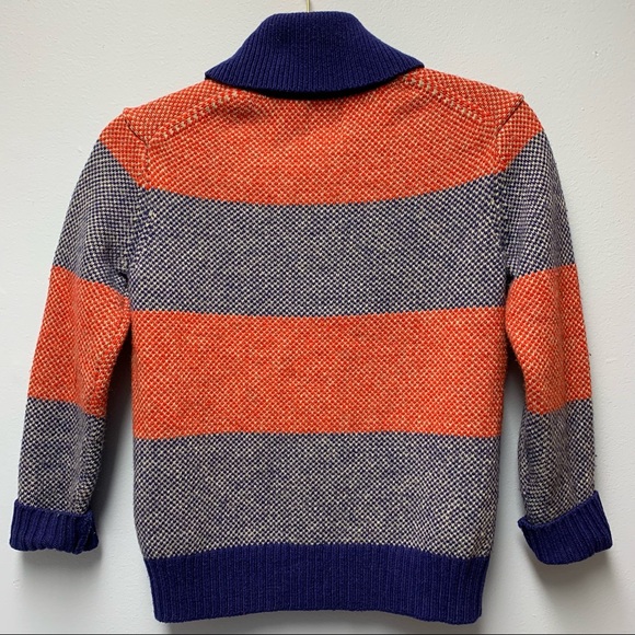 Gap Kids Shawl Cardigan Nordic Red Medium - Picture 2 of 5